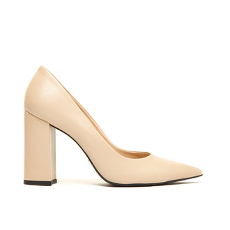 Cecconello Monica Block High Heel - Beige