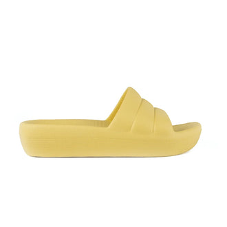 Piccadilly Marshmallow Women's Clog - Flexible & Anti-Slip - 100% Vegan - Yellow